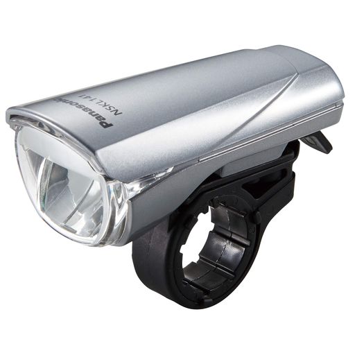 パナソニック(PANASONIC) 自転車用ヘッドライト LEDスポーツライト 1000CD 乾電池式 対向車にまぶしくない シルバー NSKL141-S