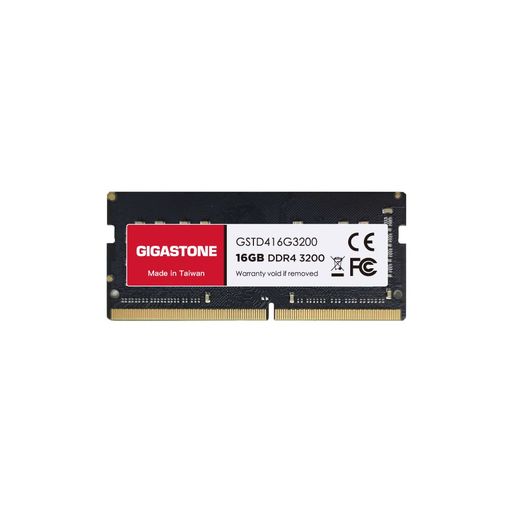 【メモリ DDR4】 GIGASTONE ノートPC用メモリ DDR4 16GBX1枚 DDR4-3200MHZ PC4-25600 CL22 1.2V SODIMM 260 PIN UNBUFFERED NON-ECC MEMO