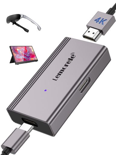 HDMI TO TYPE-C 変換 HDMI-USB C TYPE-C 変換 アダプター LEMORELE HDMI TO USB-C スマートグラス