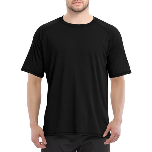 [SILLICTOR] ラッシュガード 半袖 メンズ ゆったり 冷感 ラッシュシャツ オーバーウェア 水着 大きいサイズ スポーツシャツ スイム Tシャ