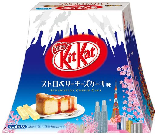 ネスレ日本 キットカット ミニ ストロベリーチーズケーキ味 富士山パック 9枚