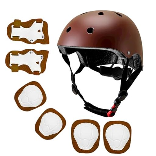 LITTLE BEAN ヘルメット こども用 キッズ プロテクター セット サイズ調節可能 軽量 高剛性 通気性 自転車 スケボー サイクリング スポー