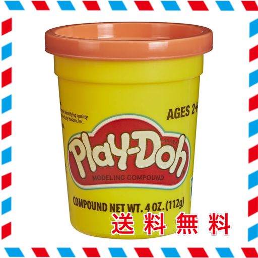 プレイ・ドー PLAY-DOH シングル缶 112G (オレンジ)こむぎねんど B7413 正規品