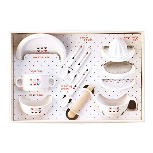 赤ちゃんの城 食器セット トリコロール 離乳食 調理器具 日本製