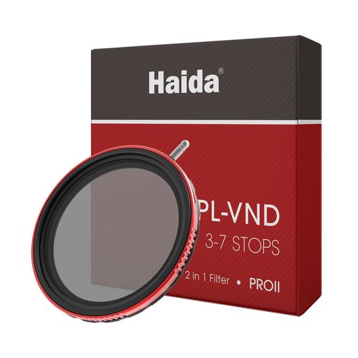 HAIDA CPL + VND フィルター 67MM - PLフィルター 可変NDフィルター 3~7ストップ ND8 ND16 ND32 ND64 ND128 減光フィルター 一枚二役