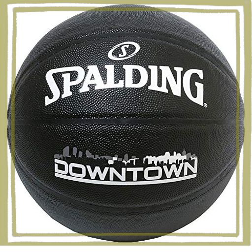 SPALDING(スポルディング) バスケットボール ダウンタウン PU コンポジット ブラック 7号球 76-586J バスケ バスケット 76-586J