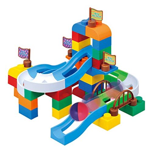 ローヤル コロコロできるおおきなブロックL ( ブロック遊び / コロコロ遊び ) 知育玩具 大きなパーツ ボールコースター おもちゃ ブロッ