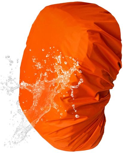 [BEACO] リュック用カバー リュック用雨よけカバー 防水カバー リュックレインカバー バックル付き オレンジXXL
