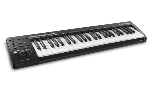 M-AUDIO USB MIDIキーボード ベロシティ対応49鍵盤 DAWの操作 ピアノ音源 音楽制作 ソフトウェア付属 KEYSTATION49 MK3