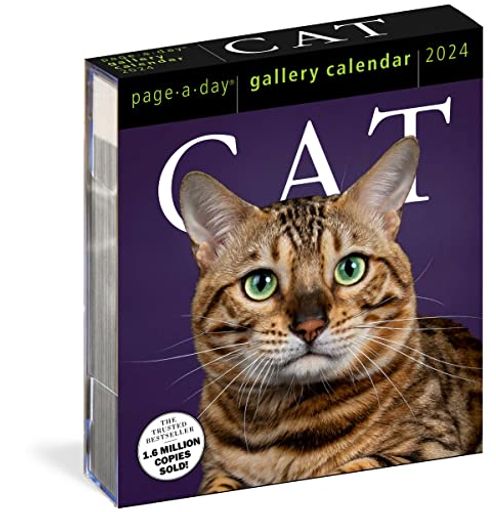 CAT PAGE-A-DAY GALLERY CALENDAR 2024: A DELIGHTFUL GALLERY OF CATS FOR YOUR DESKTOP