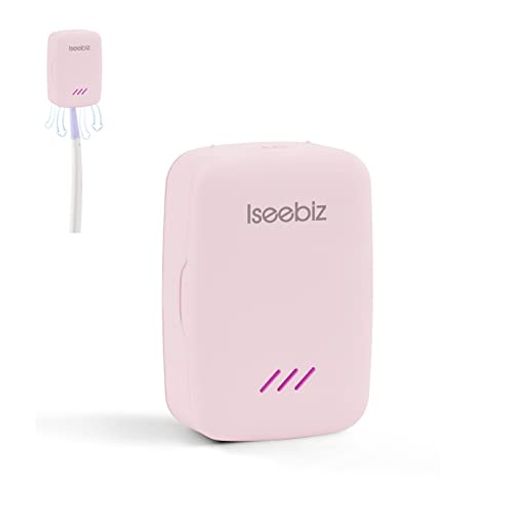 ISEEBIZ 歯ブラシ除菌キャップ 「UV-C LED+送風機能+内蔵ヒーター」 歯ブラシ除菌器 5分間除菌 TYPE-C充電式 15日連続作業 充電式省エネ