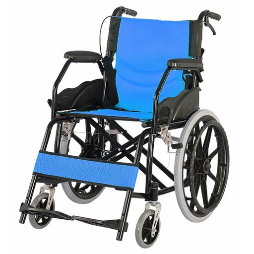 YLOVABLE 自走式車椅子 折り畳み車椅子 車椅子 軽量 介助ブレーキ付き 車いす 介護・介助用 移動 & 歩行支援 自走介助車椅子 旅行用 外出用
