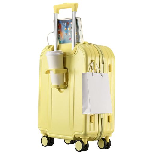 [SEDORELAR] スーツケース 機内持ち込み キャリーケース キャリーバッグ USB充電ポート付き 超軽量 耐衝撃 大容量 静音 360度回転 ダブル