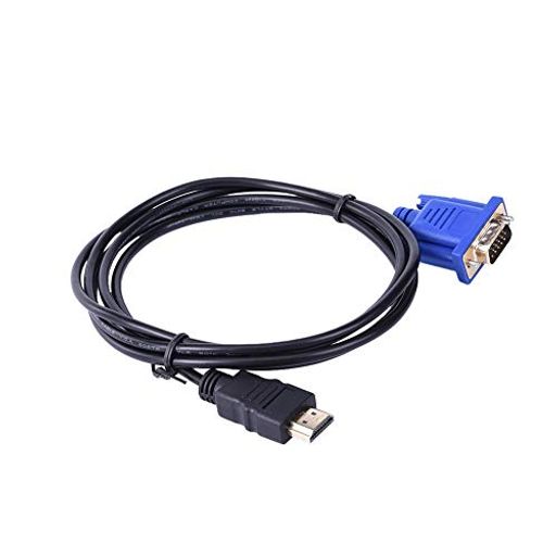 HDMI TO VGA 変換ケーブル HDMIオス TO VGAオス変換アダプタケーブル 金メッキコネクター 音声転送 1080P XBOX 360, PS4, PS3, APPLE TV