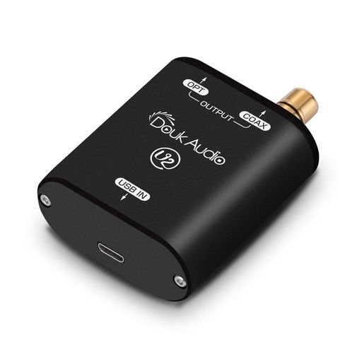 NOBSOUND U2 USB コンバーター XMOS XU208 デジタル インターフェースTOSLINK COAX DSD 192KHZ (ブラック)