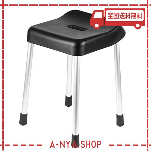 【blkp】 パール金属 風呂 椅子 バススツール 高さ40cm 日本製 ブラック blkp 黒 hb-850