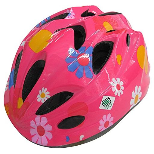 サギサカ(SAGISAKA) 自転車用 ヘルメット キッズ 幼児用 スタンダードモデル 88731 フラワー Sサイズ 48-52CM