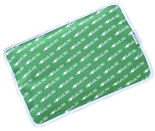 富士商 ホット & クールパッド グリーン Lサイズ (ゴム不使用でニオイ軽減 タイプ), 20×30×2CM