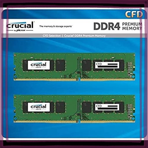 CRUCIAL(クルーシャル)CFD販売 CRUCIAL BY MICRON デスクトップPC用メモリ DDR4-3200 (2933・2666対応) (PC4-25600) 32GB×2枚 288PIN DI
