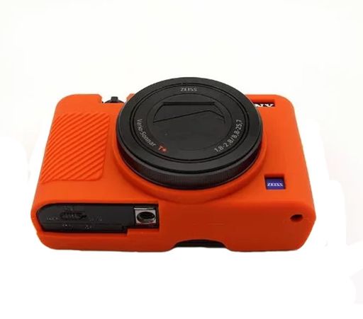 KINOKOO SONY ソニー DSC-RX100M1/M2/M3/M4/M5/M6/M7 デジタルカメラ専用 シリコンカバー カメラケース RX100Mシリーズカメラカバー (RD)