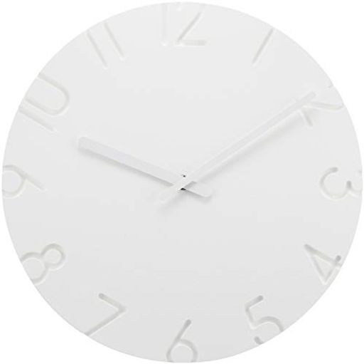 レムノス 掛け時計 アナログ カーヴド 白 CARVED ARABIC NTL10-19A LEMNOS ホワイト 直径305×厚さ42MM
