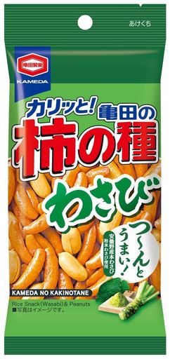 亀田製菓 亀田の柿の種わさび 57G×12袋