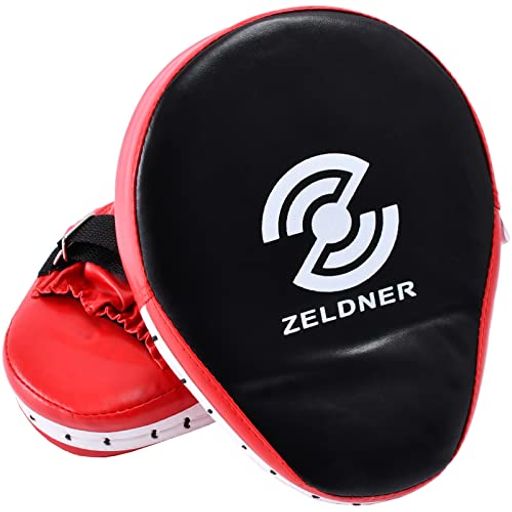ZELDNER パンチングミット 左右兼用 2個セット 超軽量 本格 ミット パンチミット キックミット 空手 格闘技 ボクシング テコンドー キッ