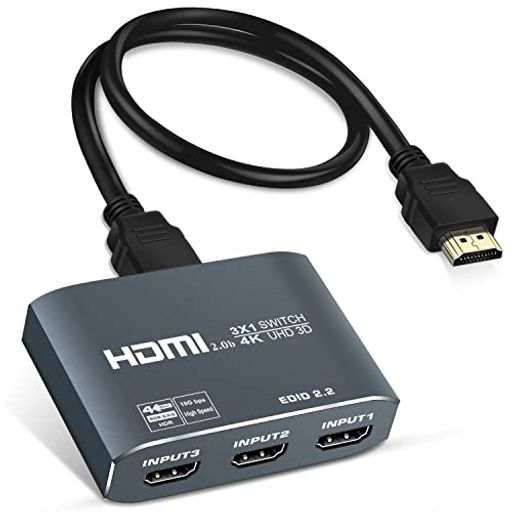 AVEDIO LINKS 4K 60HZ HDMI 切替器 分配器 3入力1出力 HDMI2.0B セレクター HDMI切り替え器3ポート HDMI スイッチャー HDCP2.2 HDR 3D 10