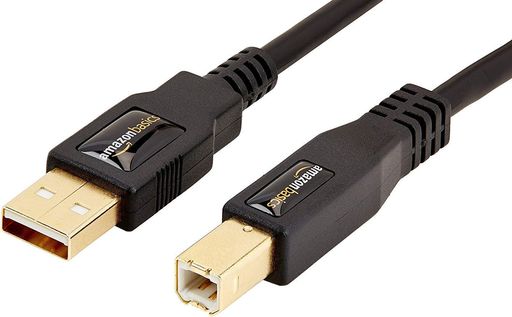 USB ケーブル USB2.0 プリンター対応 3.0M (タイプAオス - タイプBオス) ブラック